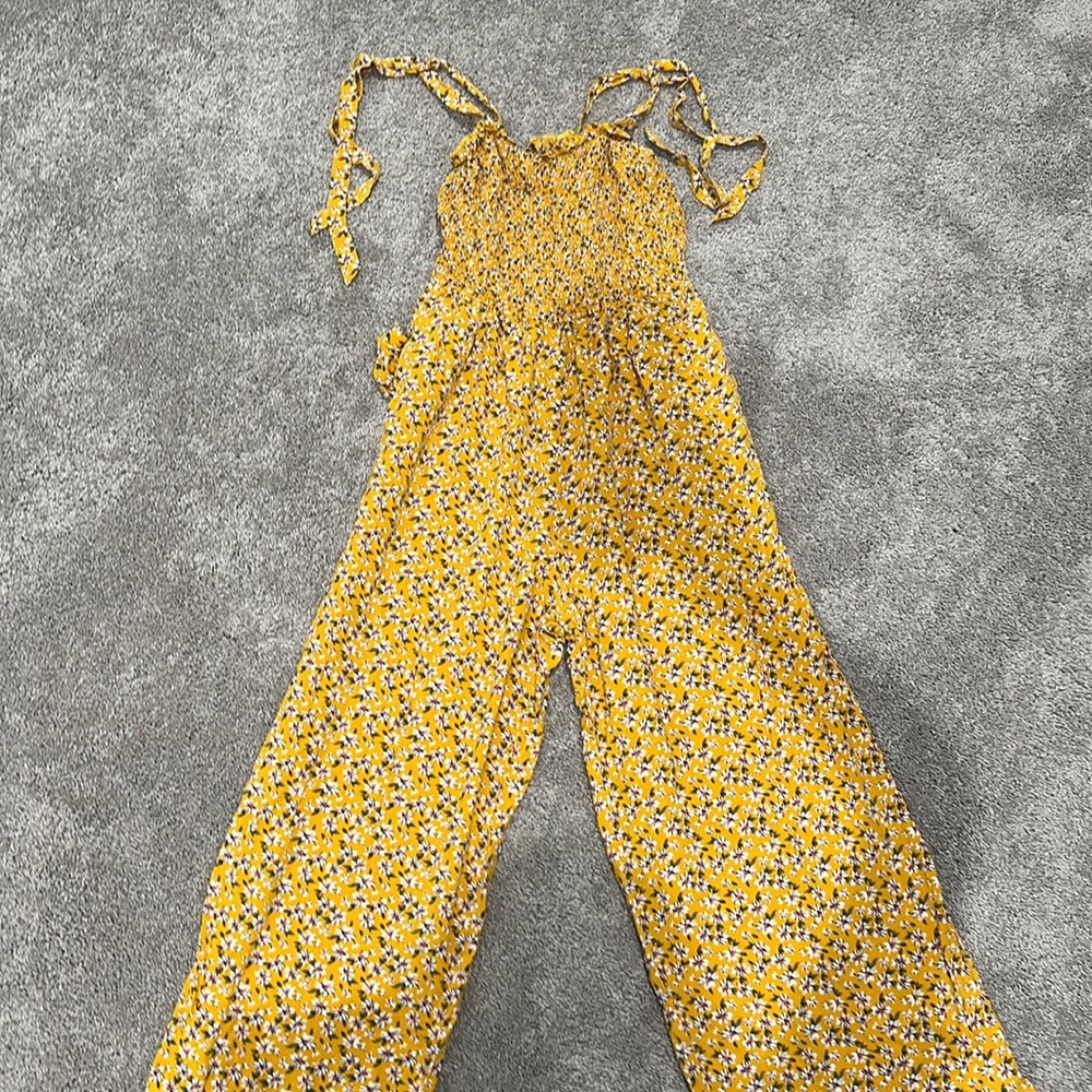 Cute teen yellow jumper